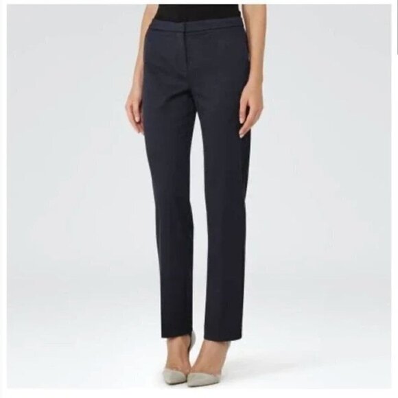 Reiss Pants - Reiss Portman black straight leg trouser pants